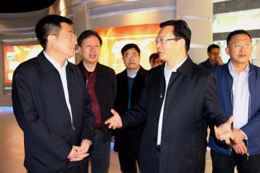 宁夏自治区宁东管委会党工委常务副书记陶少华一行莅临火博体育考察