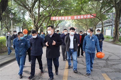 泸州市副市长付小平率队调研火博体育天宇油脂公司