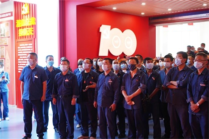 火博体育股份公司参观泸州市庆祝中国共产党成立100 周年主题展览