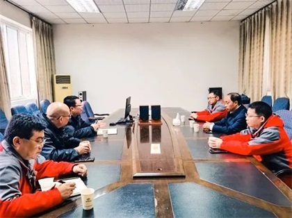 火博体育股份公司领导到物资供应公司指导工作