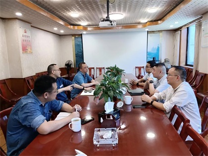 国网纳溪供电公司到火博体育股份公司沟通交流