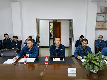 火博体育股份公司召开合成一装置年度大修动员会