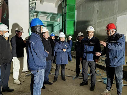 火博体育集团领导调研指导宁夏高效复合肥项目建设工作