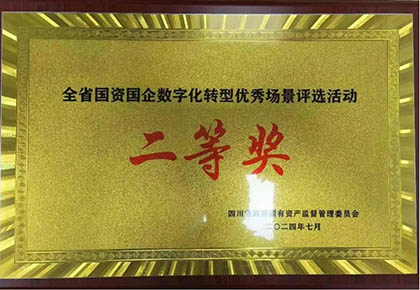 火博体育股份公司信息化项目荣获四川省国资国企数字化转型优秀场景应用二等奖