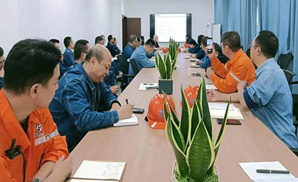 火博体育股份公司召开合成一装置年度大修首次推进会 