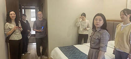泸州市文旅局到火博体育宾馆开展调研工作