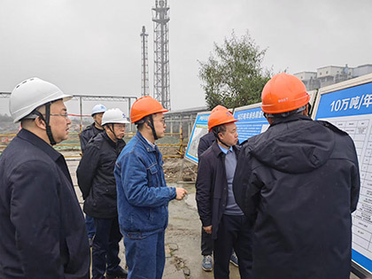 火博体育股份公司党委书记、董事长廖廷君走访重点项目要求全力推进项目建设