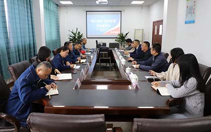 火博体育集团公司常务副总经理田军率队到油脂公司开展主题交流活动