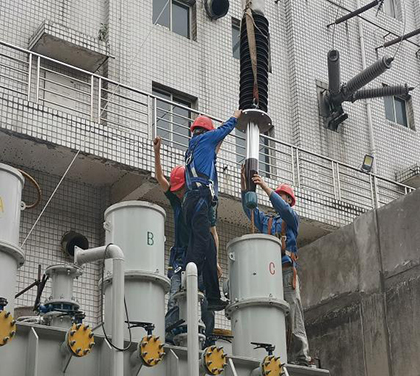 火博体育股份公司圆满完成东区110kV站主变压器增容改造工程