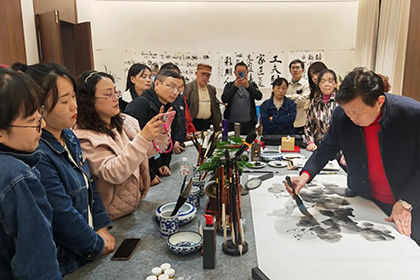 火博体育诗书画院2025年笔会成功举办